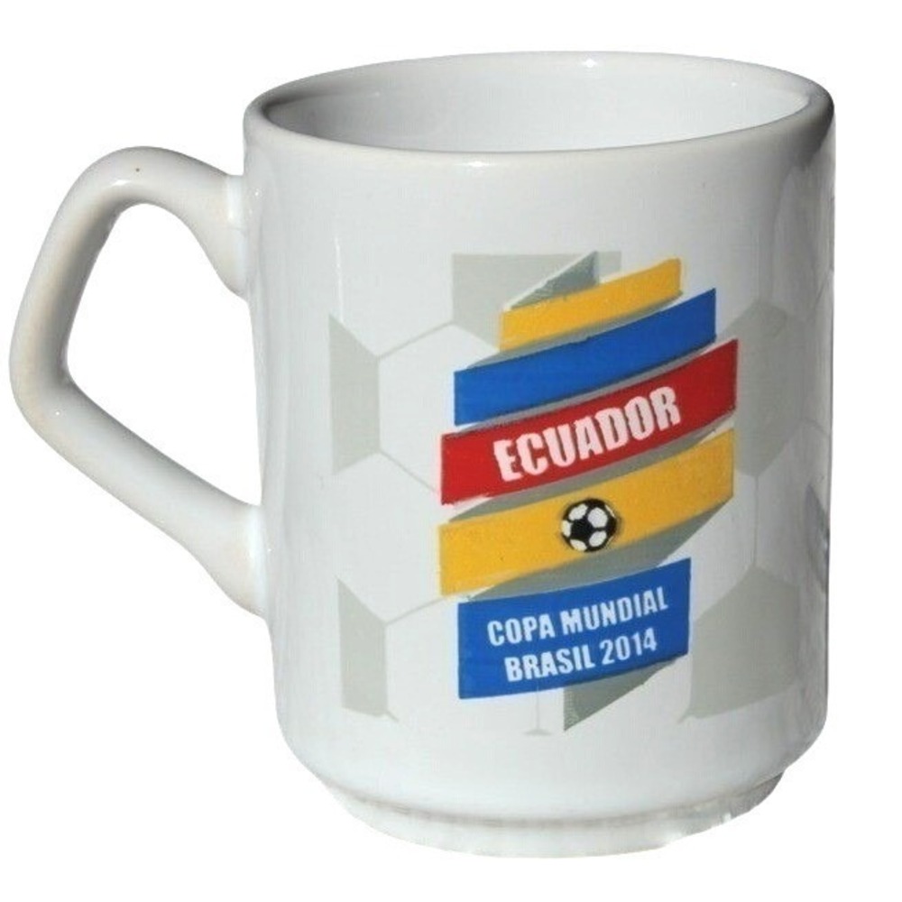 Ecuador Copa Mundial Brasil 2014 Soccer Football Ceramic Coffee Mug Cup